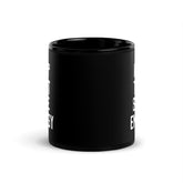 Keep That Same Energy Black Glossy Mug